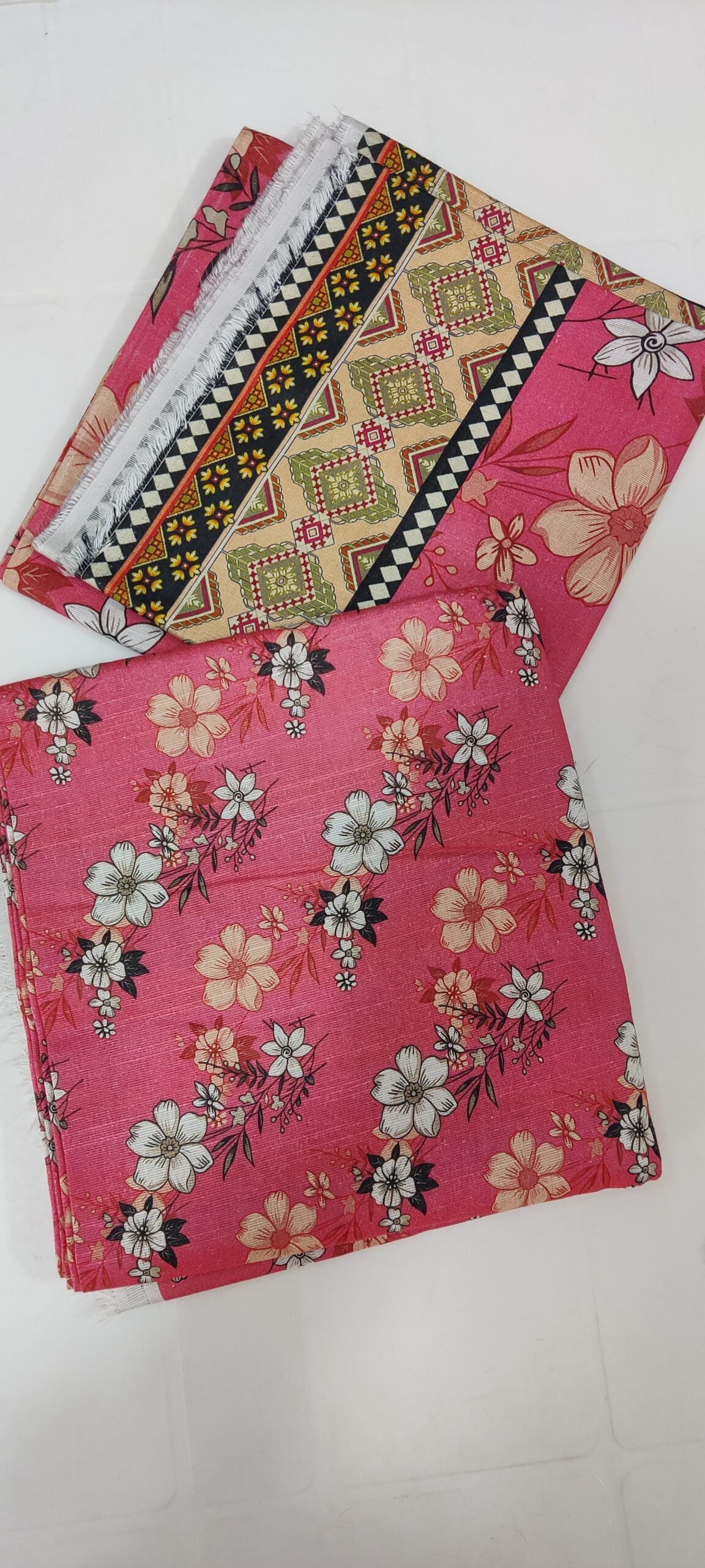 Unstitched 3 Piece Khaddar – Elegant Winter Suit | KHD-05 - Image 3